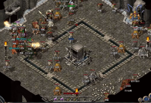 地图聚集于开始的玛法砍掉了大量导致数